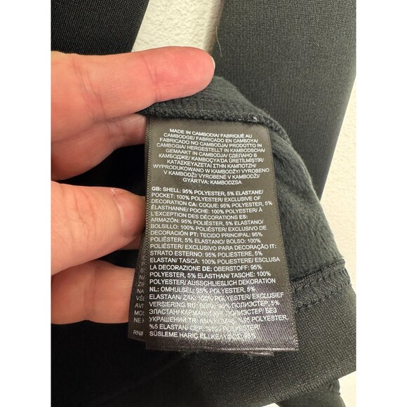 The North Face Large Canyon Flats Fleece Jacket Black Change Healthcare Logo NWT - Picture 10 of 15